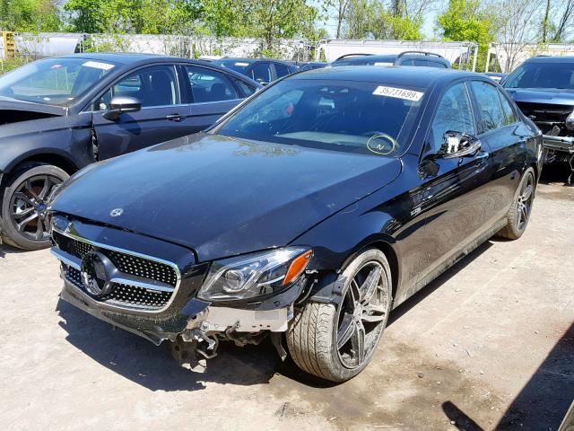 WDDZF6EB1JA488024 - 2018 MERCEDES-BENZ E 43 4MATI BLACK photo 2