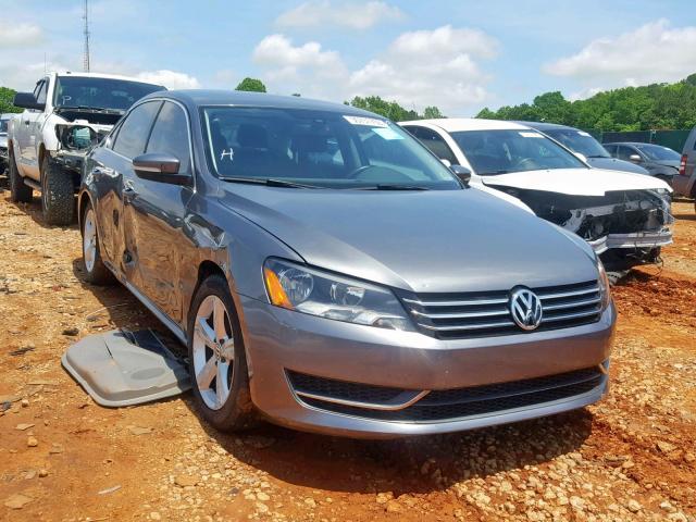 1VWBS7A39EC085914 - 2014 VOLKSWAGEN PASSAT SE GRAY photo 1