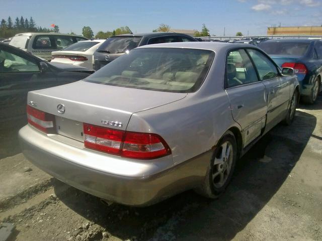 JT8BF28G1Y0286410 - 2000 LEXUS ES 300 SILVER photo 4