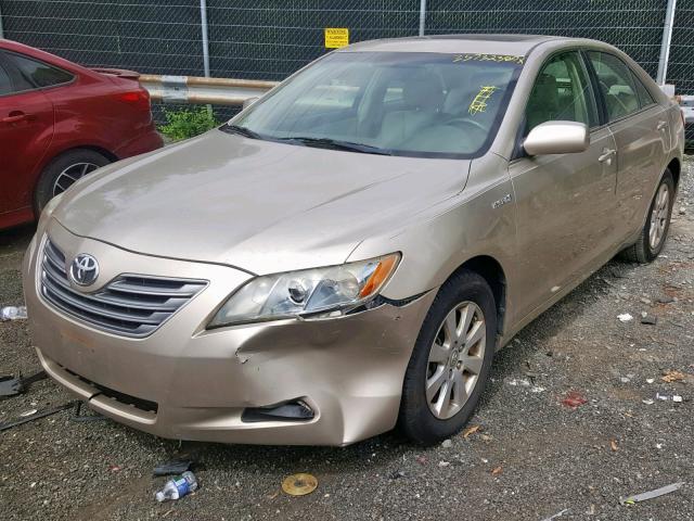 JTNBB46K273026753 - 2007 TOYOTA CAMRY NEW GOLD photo 2