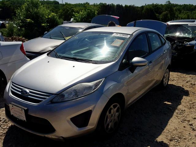 3FADP4AJ4DM203218 - 2013 FORD FIESTA S SILVER photo 2