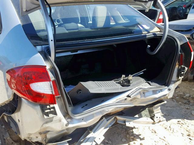 3FADP4AJ4DM203218 - 2013 FORD FIESTA S SILVER photo 9