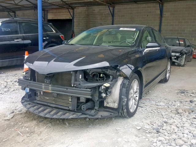 3LN6L2LU3ER825514 - 2014 LINCOLN MKZ HYBRID BLACK photo 2