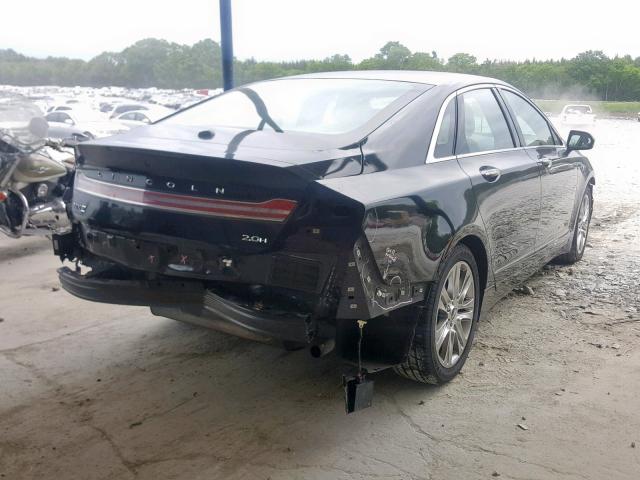 3LN6L2LU3ER825514 - 2014 LINCOLN MKZ HYBRID BLACK photo 4