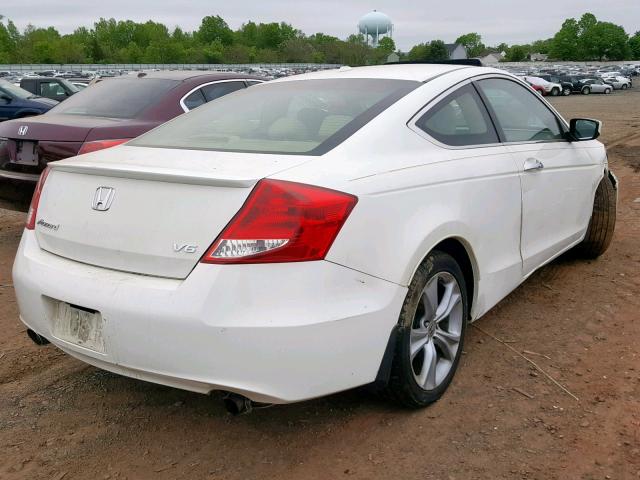 1HGCS2B83CA009605 - 2012 HONDA ACCORD EXL WHITE photo 4