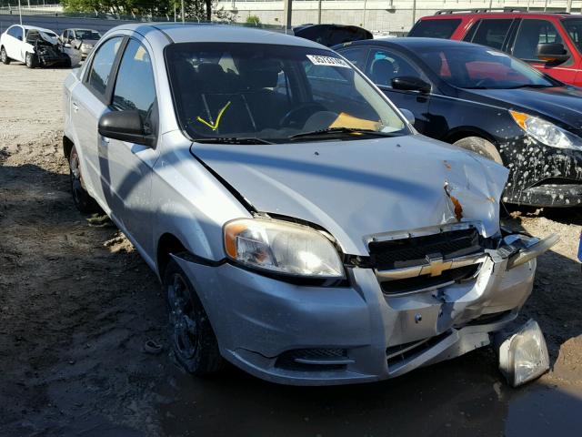 KL1TD5DE5BB217191 - 2011 CHEVROLET AVEO LS SILVER photo 1