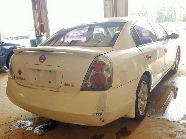 1N4AL11D25C275027 - 2005 NISSAN ALTIMA S WHITE photo 4