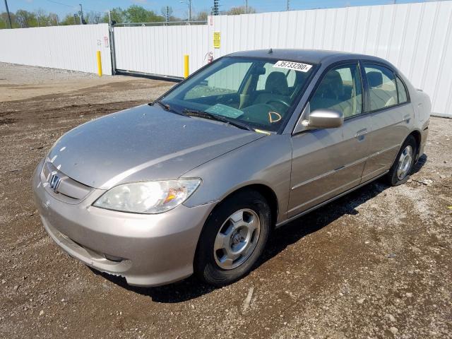 JHMES96634S020185 - 2004 HONDA CIVIC HYBRID  photo 2