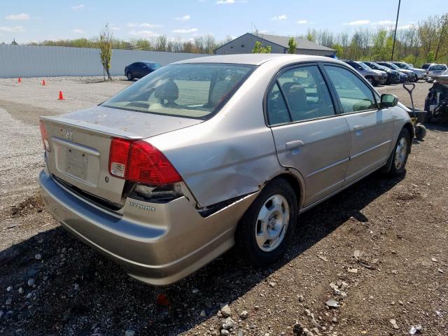 JHMES96634S020185 - 2004 HONDA CIVIC HYBRID  photo 4