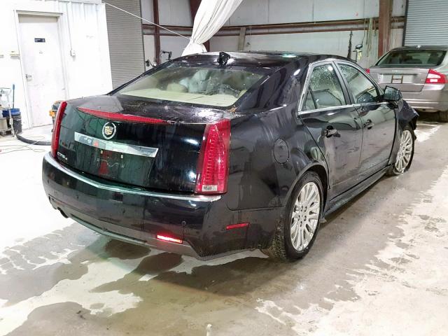 1G6DG5EY5B0124618 - 2011 CADILLAC CTS LUXURY BLACK photo 4