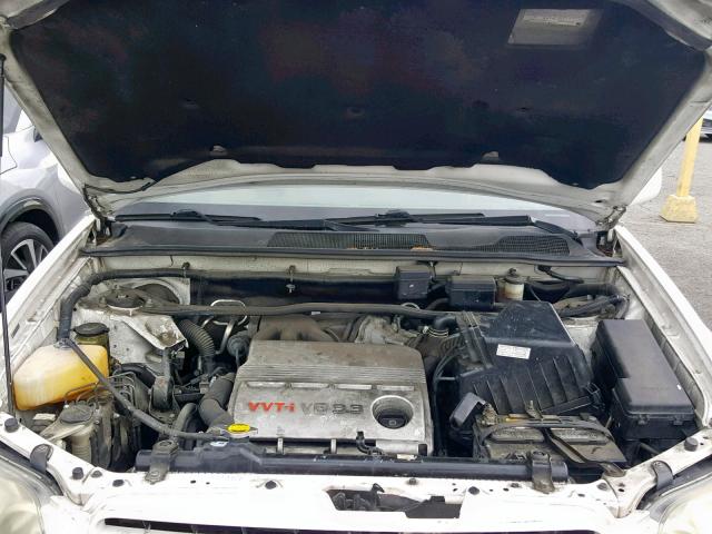 JTEEP21A850133953 - 2005 TOYOTA HIGHLANDER WHITE photo 7