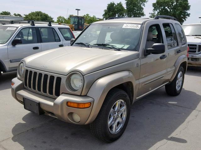 1J8GL58K24W249078 - 2004 JEEP LIBERTY LI GOLD photo 2