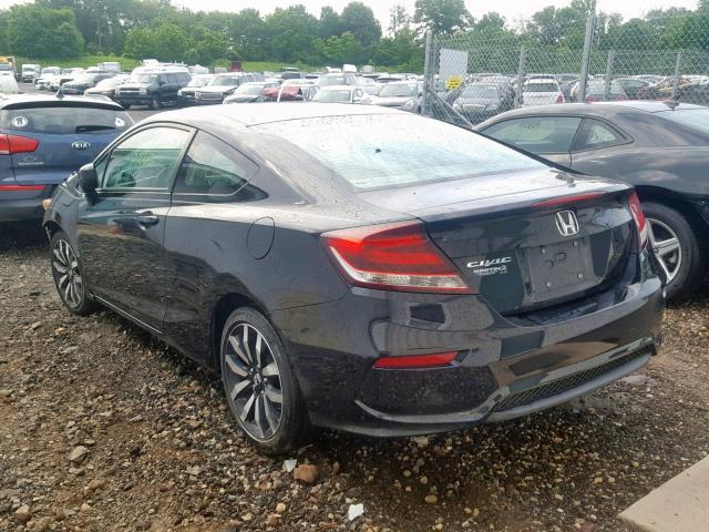 2HGFG3B06FH506068 - 2015 HONDA CIVIC EXL 黑色 照片 3