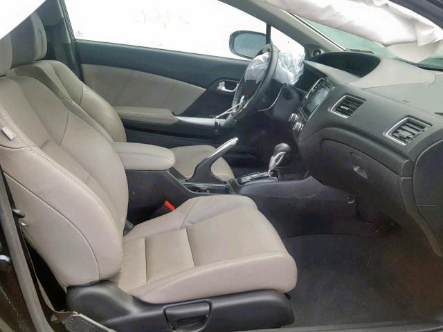 2HGFG3B06FH506068 - 2015 HONDA CIVIC EXL 黑色 照片 5