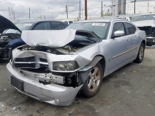 2B3CA3CV6AH271470 - 2010 DODGE CHARGER SX SILVER photo 2