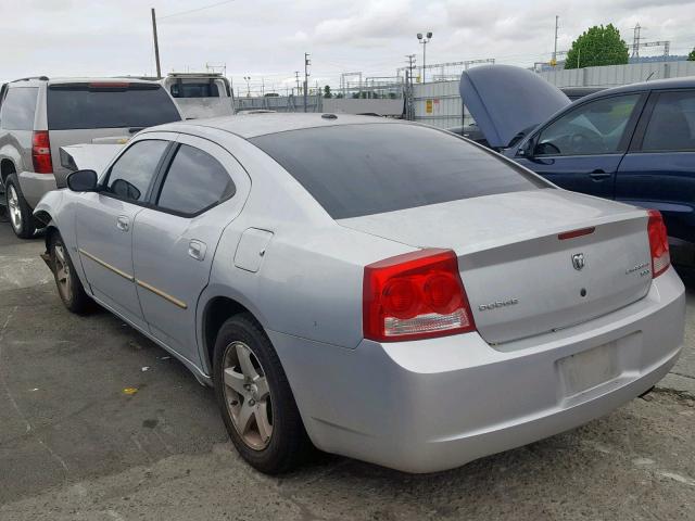 2B3CA3CV6AH271470 - 2010 DODGE CHARGER SX SILVER photo 3