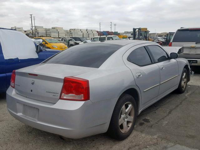 2B3CA3CV6AH271470 - 2010 DODGE CHARGER SX SILVER photo 4