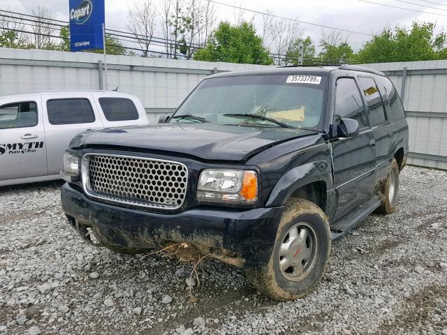 1GKEK13R1YR163655 - 2000 GMC YUKON DENA BLACK photo 2