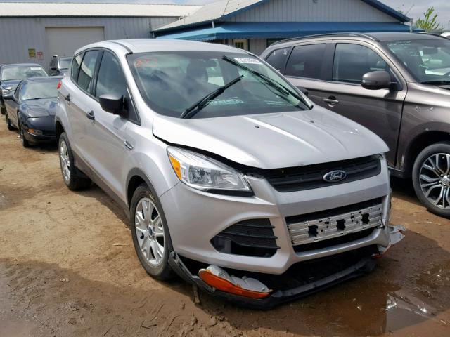 1FMCU0F76FUB37463 - 2015 FORD ESCAPE S SILVER photo 1