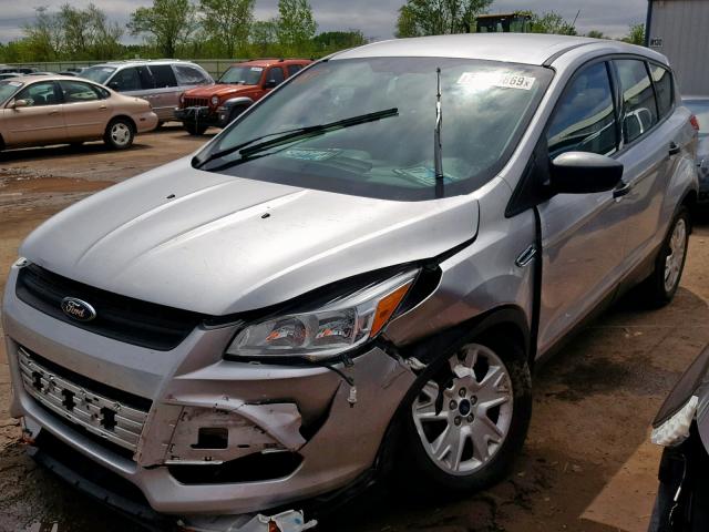 1FMCU0F76FUB37463 - 2015 FORD ESCAPE S SILVER photo 2