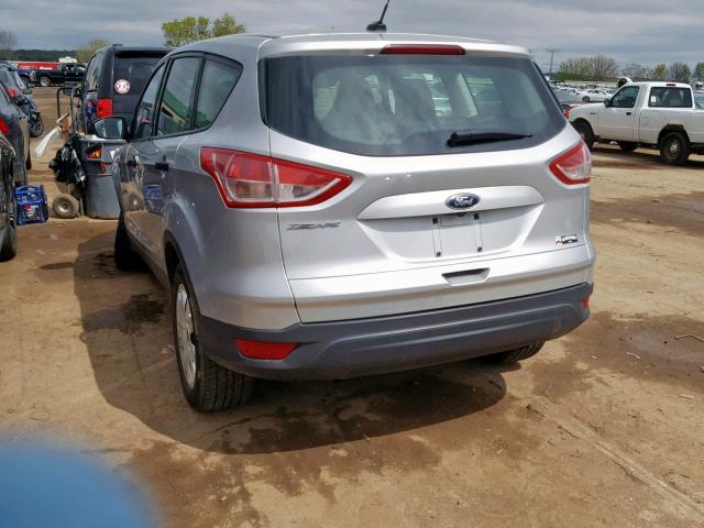 1FMCU0F76FUB37463 - 2015 FORD ESCAPE S SILVER photo 3