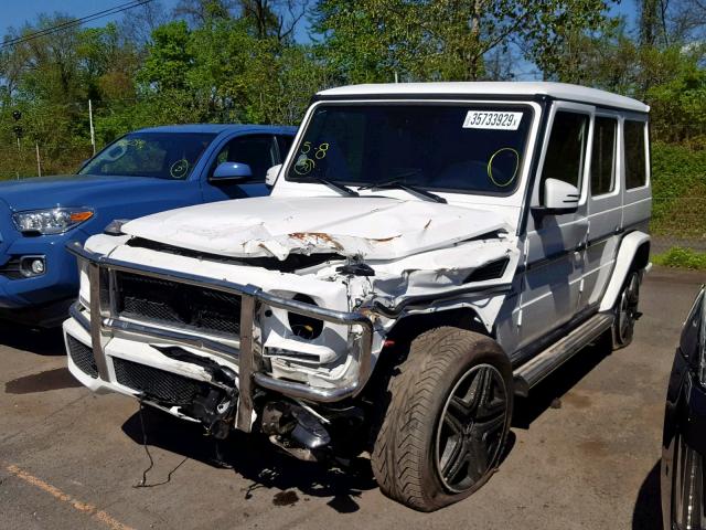 WDCYC7DH9JX295119 - 2018 MERCEDES-BENZ G 63 AMG WHITE photo 2