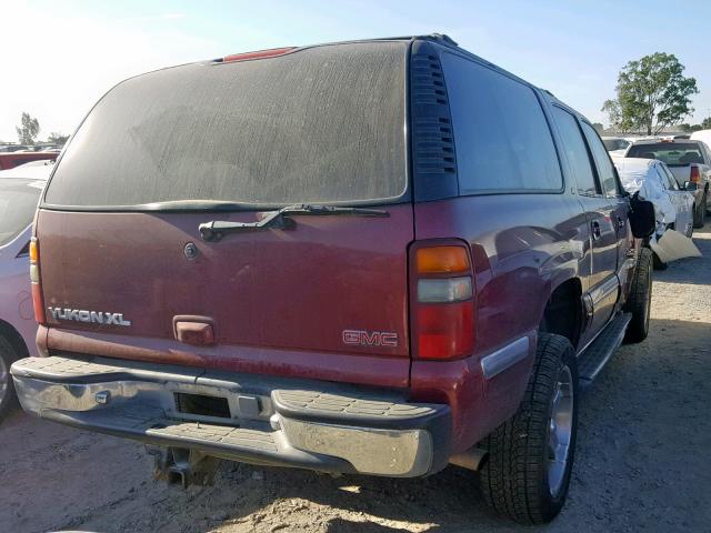 1GKEC16T51J302498 - 2001 GMC YUKON XL C RED photo 4