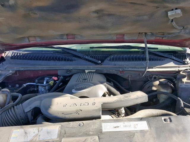 1GKEC16T51J302498 - 2001 GMC YUKON XL C RED photo 7