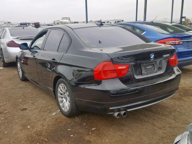 WBAPH77529NL82367 - 2009 BMW 328 I BLACK photo 3