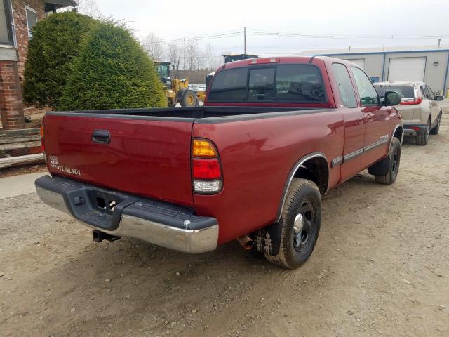 5TBRN3418YS006143 - 2000 TOYOTA TUNDRA ACCESS CAB SR5  photo 4