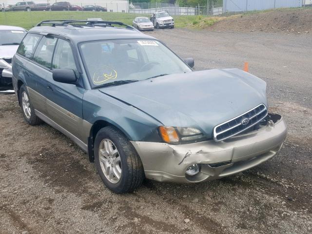 4S3BH665027647273 - 2002 SUBARU LEGACY OUT GREEN photo 1