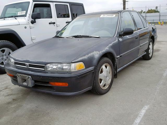 1HGCB7697PA074446 - 1993 HONDA ACCORD 10T BLACK photo 2