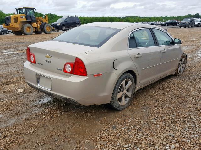 1G1ZC5EU9BF385638 - 2011 CHEVROLET MALIBU 1LT SILVER photo 4