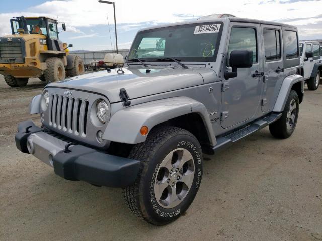 1C4HJWEG9JL920668 - 2018 JEEP WRANGLER UNLIMITED SAHARA  photo 2