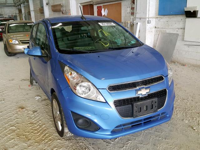 KL8CA6S9XDC523306 - 2013 CHEVROLET SPARK LS BLUE photo 1