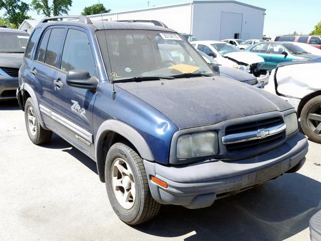 2CNBJ734646901069 - 2004 CHEVROLET TRACKER ZR BLUE photo 1