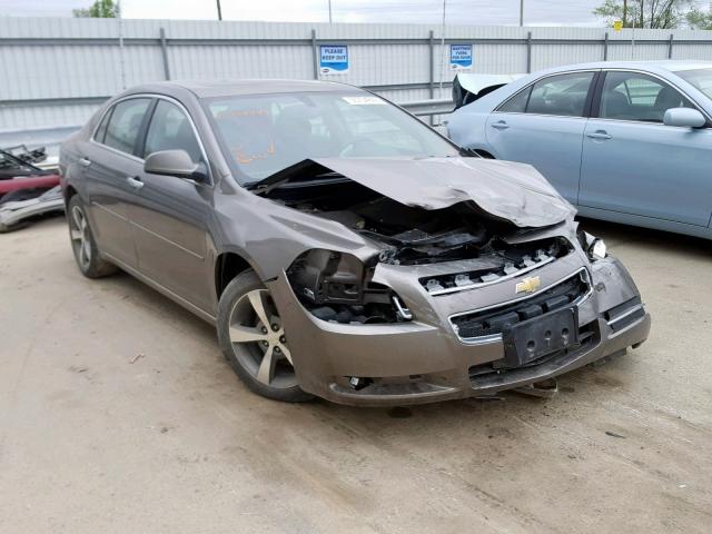 1G1ZC5EU1CF163435 - 2012 CHEVROLET MALIBU 1LT BROWN photo 1