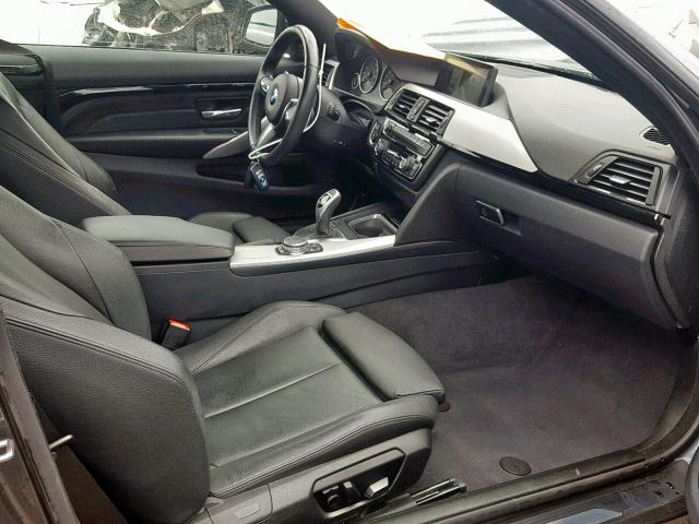 WBA3R5C56FK371665 - 2015 BMW 435 XI GRAY photo 5