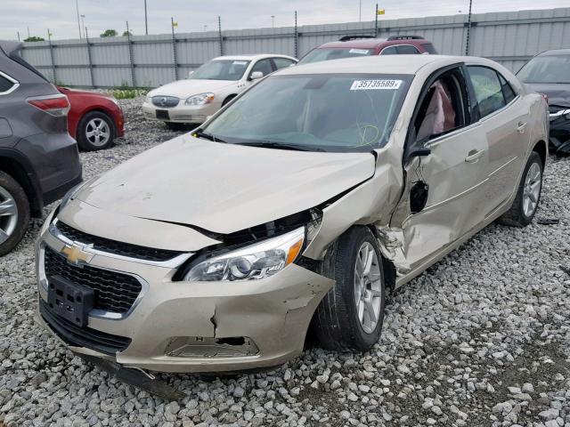 1G11C5S18EF261969 - 2014 CHEVROLET MALIBU 1LT TAN photo 2