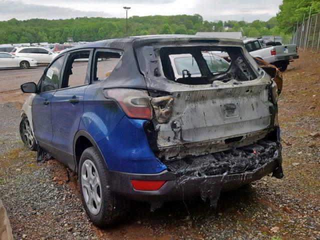 1FMCU0F73JUA27169 - 2018 FORD ESCAPE S BLUE photo 3