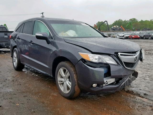 5J8TB4H58EL019837 - 2014 ACURA RDX TECHNO GRAY photo 1