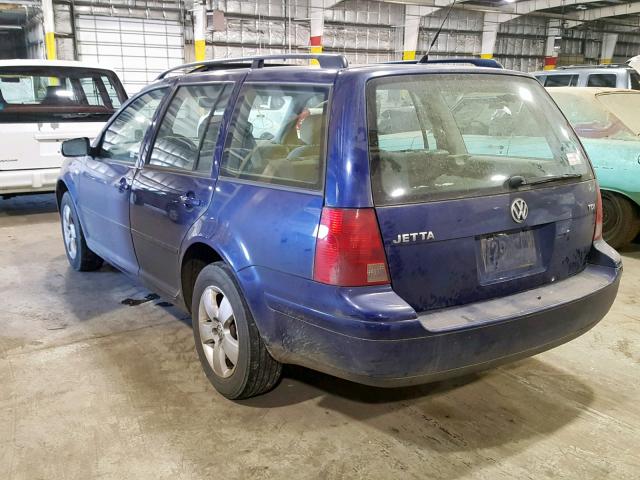 WVWSR61J25W031456 - 2005 VOLKSWAGEN JETTA GLS BLUE photo 3