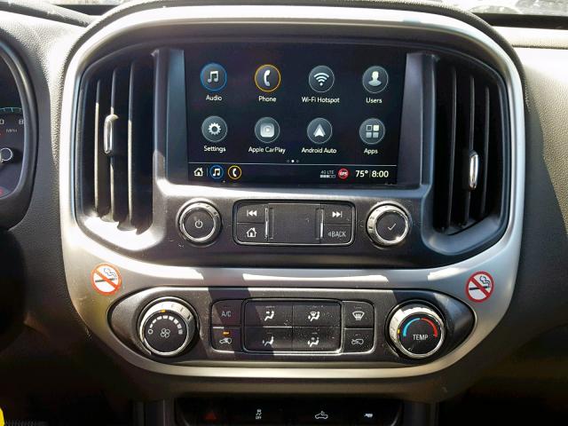 1GCGTCENXK1122356 - 2019 CHEVROLET COLORADO L BLACK photo 9