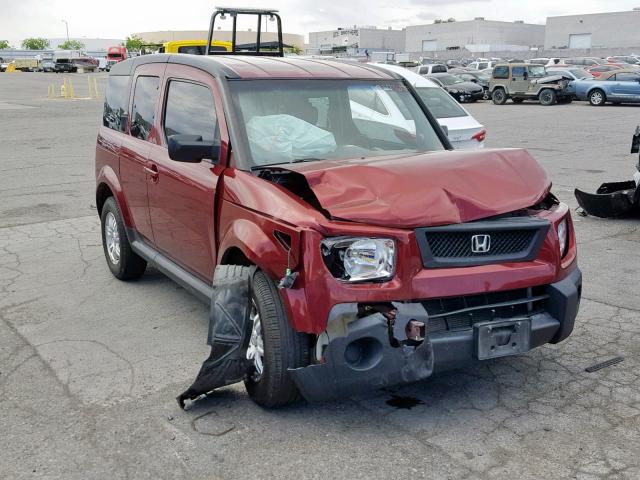 5J6YH28796L001660 - 2006 HONDA ELEMENT EX MAROON photo 1