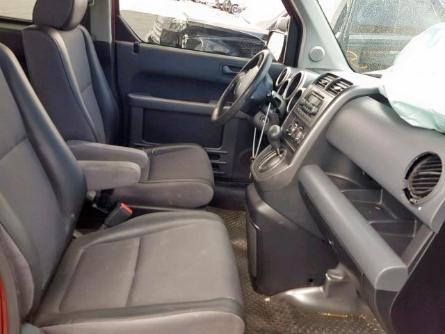 5J6YH28796L001660 - 2006 HONDA ELEMENT EX MAROON photo 5