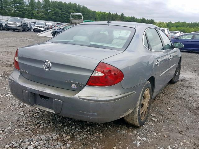 2G4WC582171120534 - 2007 BUICK LACROSSE C GRAY photo 4