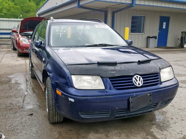 WVWSK61J71W729513 - 2001 VOLKSWAGEN JETTA GLS BLUE photo 1