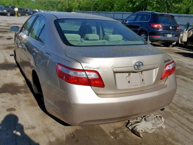 4T1BE46K57U689445 - 2007 TOYOTA CAMRY NEW GOLD photo 3