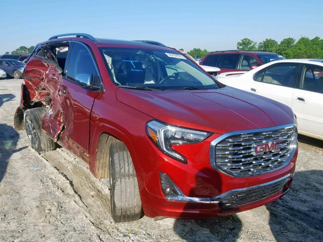 3GKALSEXXJL221336 - 2018 GMC TERRAIN DE MAROON photo 1