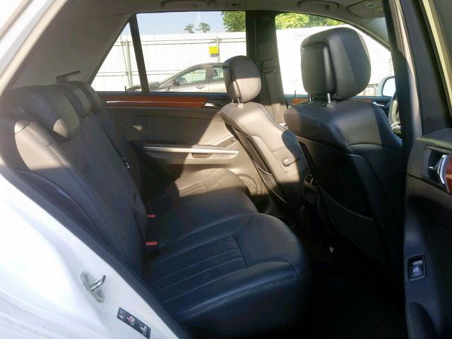 4JGBB22E87A193683 - 2007 MERCEDES-BENZ ML 320 CDI WHITE photo 6